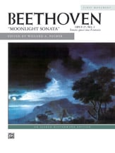 Moonlight Sonata, Op. 27 No. 2 piano sheet music cover Thumbnail